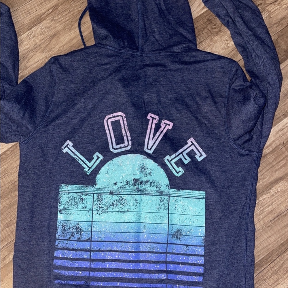 Victoria secrets size large zip up hoodie